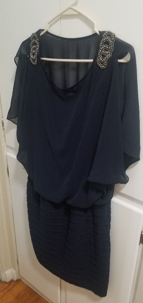 Navy blue dress
